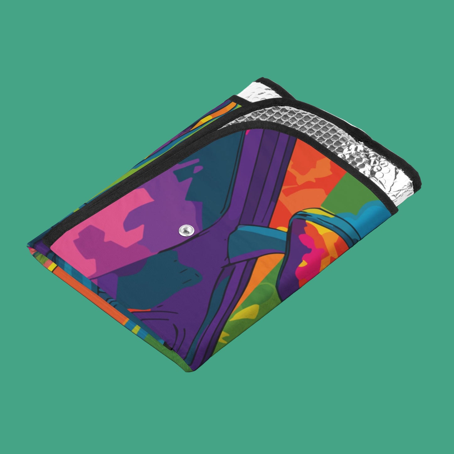 'Peace, Love & Jesus' Car Sun Shade