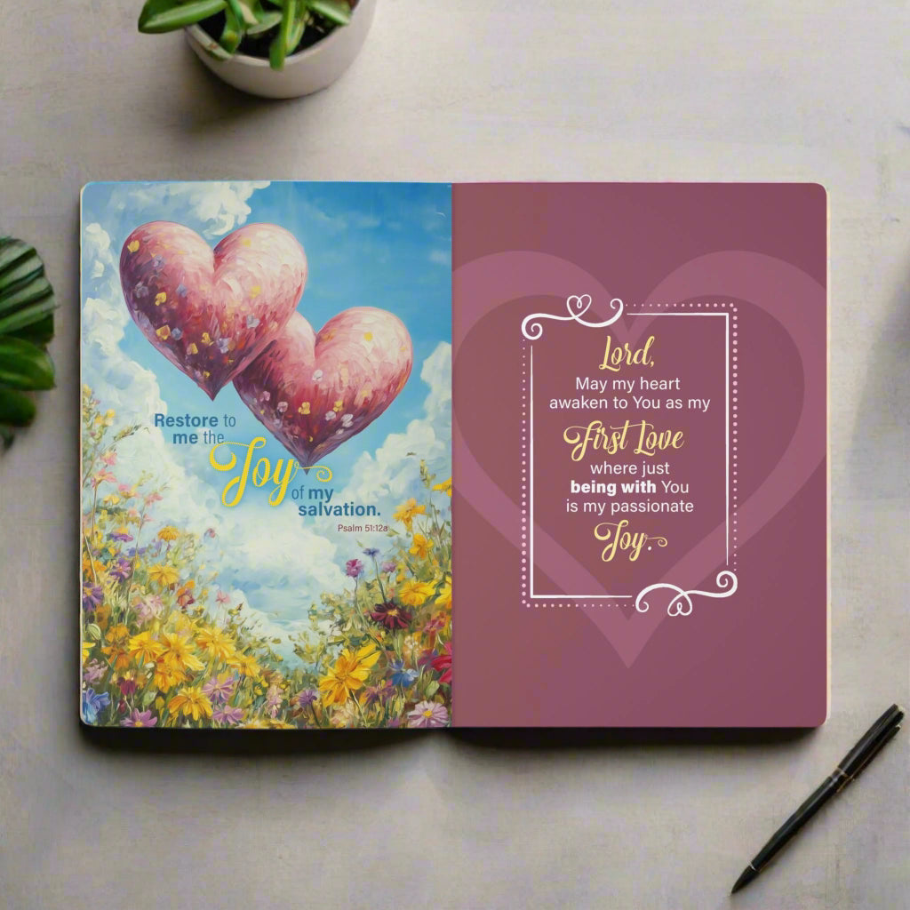Radiant Joy Journal (w/Custom Page Designs)