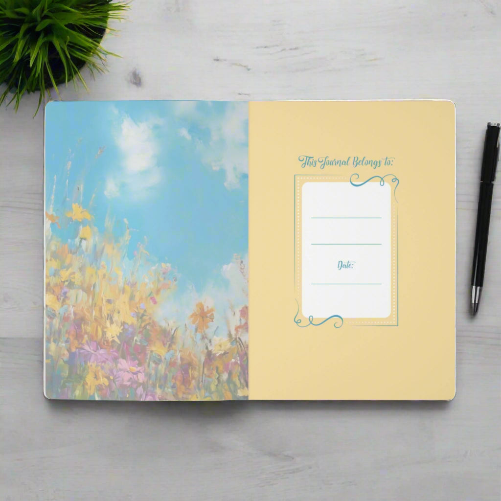 Radiant Joy Journal (w/Custom Page Designs)