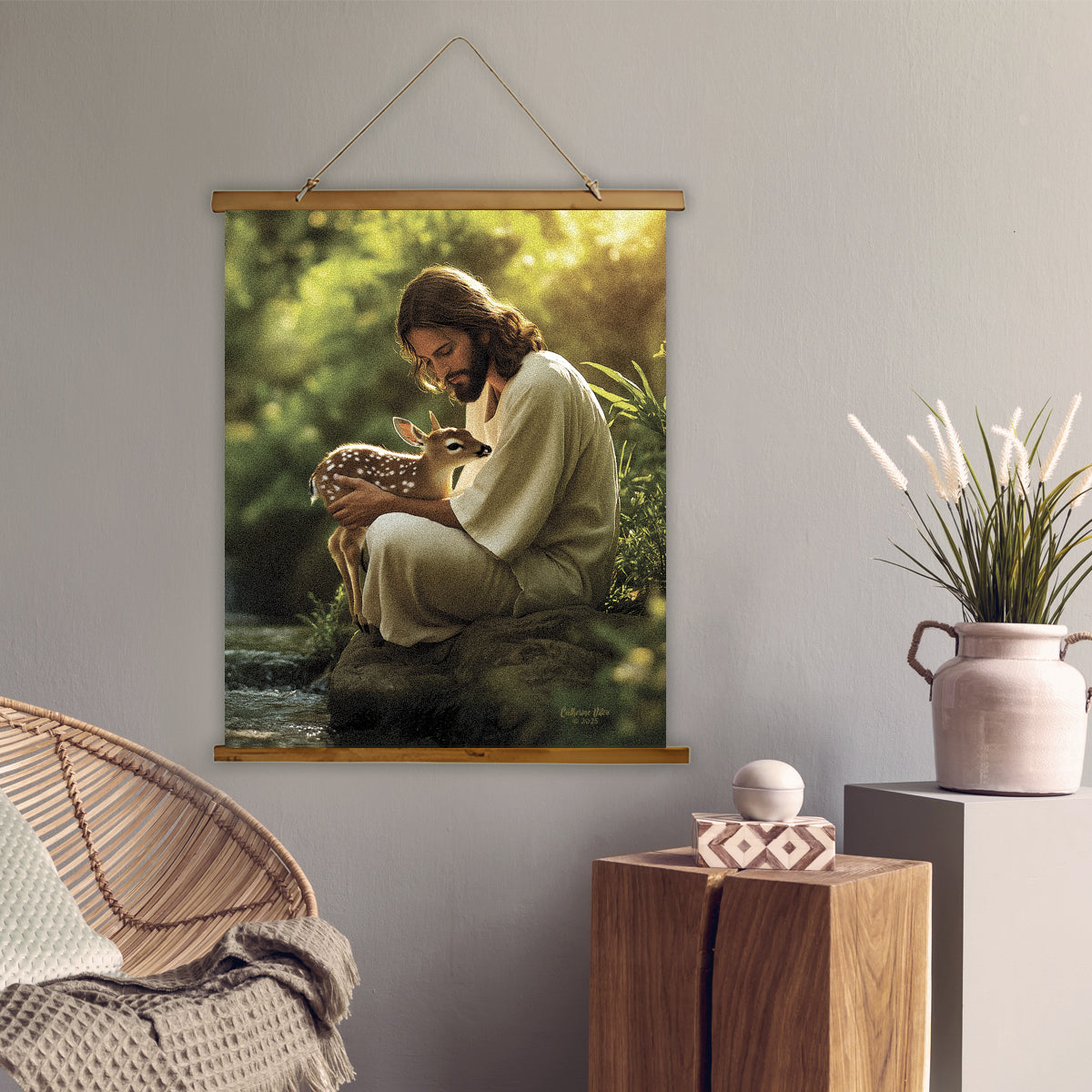 Joyful Silence –  Tapestry Wall Hanging