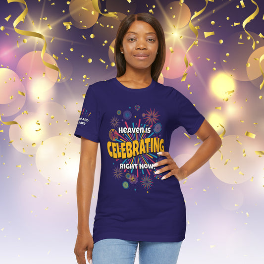 "Heaven is Celebrating!" Baptism T-Shirt
